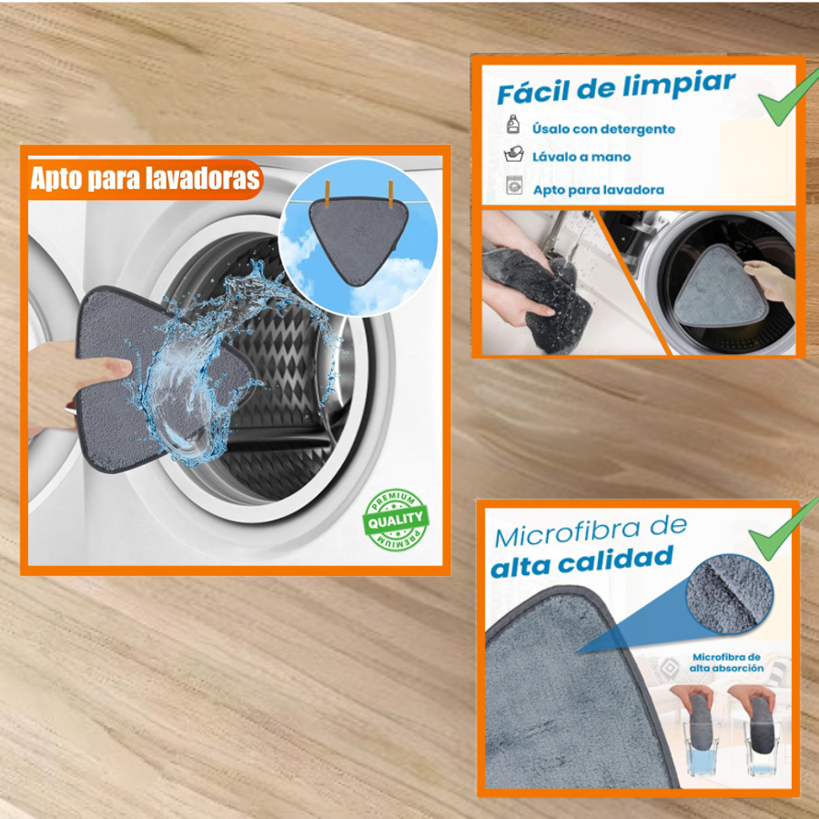 MaxiMop™ ¡Menos esfuerzo, más limpieza!